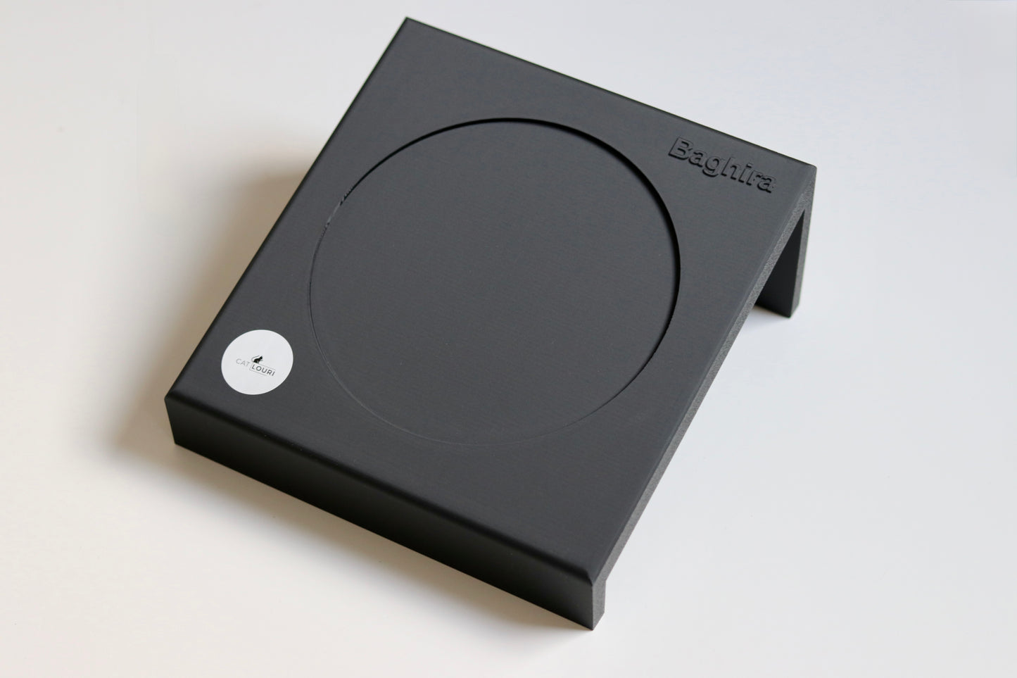 B-Ware Napferhöhung - Genuss mit Neigung (mit gedruckten Namen & nur mit dem weißen Napf kombinierbar)