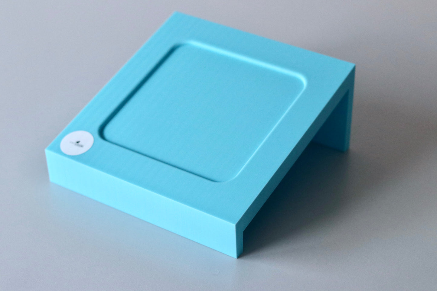 Ergonomische Napferhöhung Pop of Color - Genuss mit Neigung (Geneigt): Eckiges Design